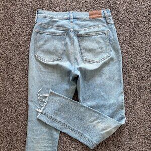 Madewell Perfect Vintage Jean 28 Tall Light Wash High Rise Long